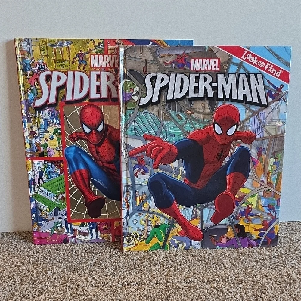 Marvel Spider-Man Look and Find Adventure Books - Hardcover